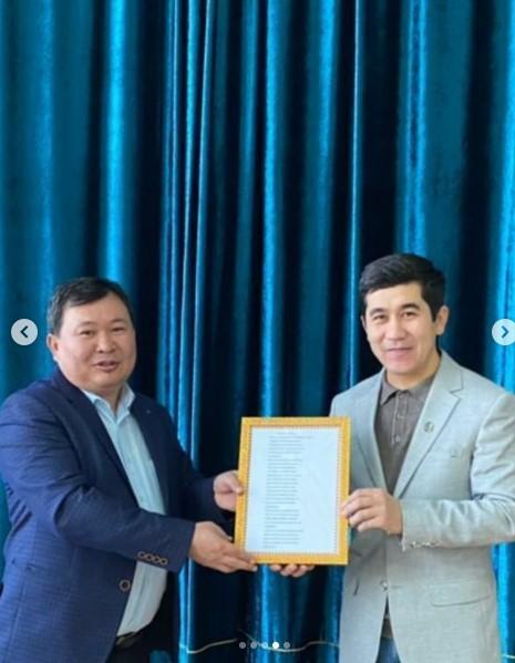 Мектеп  әнұраны. Әні мен сөзін жазған: Самен Жұмағалиұлы