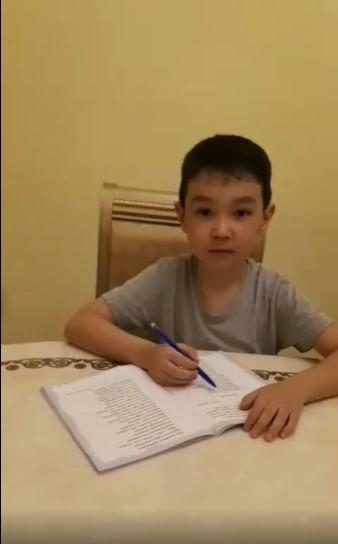 "Біріншіден не жаман".2 "Ә" сынып оқушысы Сембек Шыңғыс