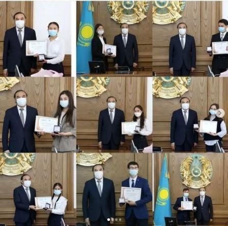 «ЕЛБАСЫ МЕДАЛІ» жобасының жеңімпазы Ерболған Сымбат
